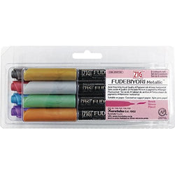 Kuretake Fudebiyori Metallic Pen 8 Color Set-