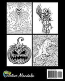 Dark Fantasy Coloring Book: Horror Coloring Book for Adults with Vampires, Witches, Evil Women, Mythical Creatures, Demonic Monsters, and Gothic Scenes
