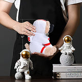 Pug Stuffed Animal Dressed Like an Astronaut, Plush Dog Toy in Spaceman Suit, Soft Space Pilot Costume Puppy, Gift for Kids Pug Lovers and Party Suppliers or Astronaut Décor