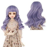 AIDOLLA 9-10 Inch 1/3 BJD SD Doll Wig- Girls Gift Temperature Synthetic Fiber Long Curly Synthetic Hair