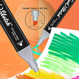 Tommax 262 Colors Dual Tip Alcohol Markers, Sketch Markers Set for Kids Adults Artists Painting, Coloring, Sketching, and Drawing Alcohol Based Markers Pen