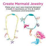 Creativity for Kids Mermaid Jewelry - String Mermaid Beads, Create 8 Jewelry Pieces - Great for