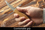 Wood Carving Sloyd Knife for Whittling and Roughing for beginners and profi - Durable High carbon steel - Spoon Carving Tools - Thin wood working