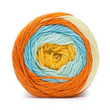 Bernat Softee Baby Stripes Yarn, 4.2 oz, Gauge 3 Light, Sunny Side Up Stripe