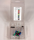 Creative Hobbies Glue Applicator Syringe for Flatback Rhinestones & Hobby Crafts, 5 Ml with 15 Gauge Orange Precision Tip - Value Pack of 10
