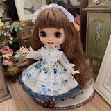 leoglint Blythe Doll Clothes, Dress Clothing for Blythe Doll 30 cm 1/6 Bjd Dolls Azone ICY Licca Doll