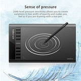 XP-PEN Star03 12" Graphics Drawing Pen Tablet Drawing Tablet Battery-free Stylus Passive Pen