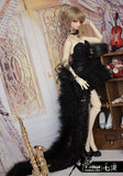 Free Gift 1/3 SD16 DDD BJD Dress Suit Outfit Dinner Dress Doll Dollfie LUTS/ Sexy Lady Dinner Dress / Black