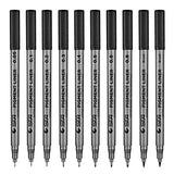 Precision Black Micro-Liner Fineliner Ink Pens - Waterproof Archival Ink Fine Point Micro Pen,