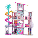 LOL Surprise OMG House of Surprises – New Real Wood Dollhouse with 85+ Surprises, 4 Floors, 10 Rooms, Elevator, Spiral Slide, Pool, Movie Theater Drive Thru, Rooftop- Toy Gift for Girls Ages 4 5 6 7+
