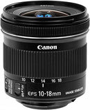 Canon EF-S 10-18mm f/4.5-5.6 IS STM 33rd Street Lens Bundle for Canon DSLR Cameras