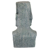 Design Toscano DB555 Easter Island Ahu Akivi Moai Monolith Garden Statue, Large 24 Inch, Polyresin, Grey Stone