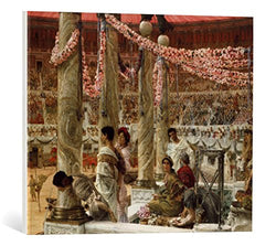 kunst für alle Canvas Print: Sir Lawrence Alma-Tadema Caracalla and Geta Fine Art Print, Canvas on Stretcher, Ready to Hang Wall Picture, 23.6x19.7 inch / 60x50 cm