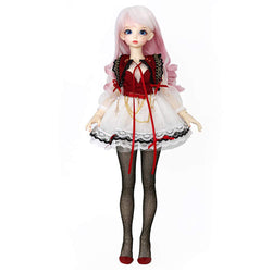 W&Y Children's Creative Toys 1/4 BJD Dolls 16 Inch 41CM 19 Ball Joints SD Dolls Cosplay Fashion Dolls with Outfit Elegant Dress Shoes Wigs,Best Gift for Girls