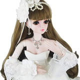 Alina Wedding Girl 1/3 60cm SD BJD Dolls Full Set 24" Jointed Gift Bride Bjd Doll + Makeup + Full Set Accessories