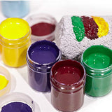 TBC 24 Colors Acrylic Paint Jar Set(15ml/0.5oz), Vibrant Colors Acrylic Paint Set, Great Arts and Crafts Supplies, School Essentials, Ideal for Kids & Adults, Professional Artist & Beginners