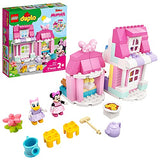 LEGO DUPLO Disney Minnie’s House and Café 10942 Dollhouse Building Toy for Kids with Minnie Mouse and Daisy Duck; New 2021 (91 Pieces)