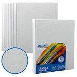 FIXSMITH Canvas Panels 12 Pack - 8x10 Inch Painting Canvas Panel Boards - Super Value Pack - Artist Canvas Board for Painting.