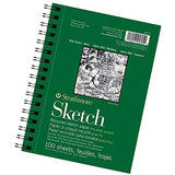 400 Series Recycled Sketch Pad, 5.5"x8.5" Wire Bound, 100 Sheets (New Version)