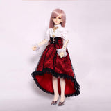 Y&D 1/4 BJD Doll Large 16 Inch 41CM Ball Joint SD Doll with Clothes Shoes Wigs DIY Toy Surprise Gift Doll Best Gift for Girls,B