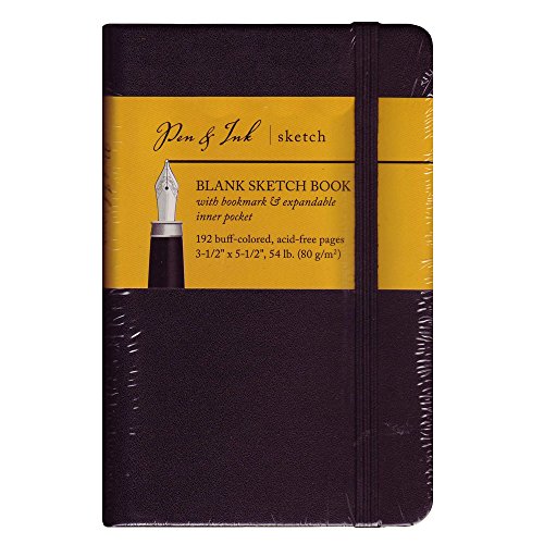Pen & Ink Notebook 3.5X5.5 Blank Medium Wt
