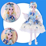 UCanaan BJD Dolls 1/3 SD Doll 24 Inch 19 Ball Jointed Doll DIY Toys with Full Set Clothes Shoes Wig Makeup, Best Gift for Girl