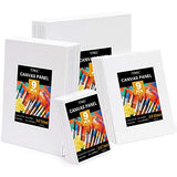 Painting Canvas Panels Multi Pack- 5x7",8x10",9x12",11x14" (9 of Each),Set of 36,100% Cotton Artist Canvas Boards for Painting,Primed White Canvas,for Acrylic,Oil Paint,Wet or Dry Art Media