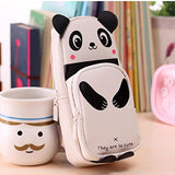 Rumas Kawaii 3D Panda Pencil Case for Kids/Students, Large Capacity Pen Pouch Stationery Tool