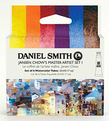 Daniel Smith Watercolors, Jansen Chow's Master Artist Set I, Includes six 5ml Tubes