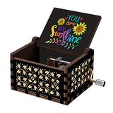 You are My Sunshine Music Box Gift for Wife, Birthday Anniversary Valentine to Girlfriend Women Musical Box Present