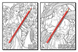 Greek Mythology: An Adult Coloring Book with Powerful Greek Gods, Beautiful Greek Goddesses, Mythological Creatures, and the Legendary Heroes of Ancient Greece