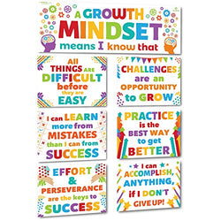 Sproutbrite Classroom Decoration Banner Poster Pack - Growth Mindset Wall Display