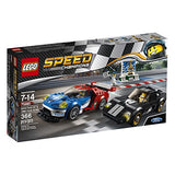 LEGO Speed Champions 6175279 2016 GT & 1966 Ford Gt40 75881 Building Kit (366 Piece), Multi