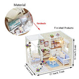 WYD DIY Assembled Cottage Kitten Diary Scenario Building Model Doll House Toy Puzzle Fun Parent-Child Game Gift