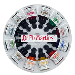 Dr. Ph. Martin's Hydrus Fine Art Watercolor Bottles, 1.0 oz, Set of 12