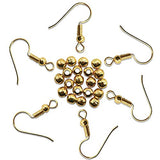 TOAOB Jewelery Making Starter Kits Gold Jump Ring Head Pins Eye Pins Earring Hook Findings