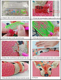 Diamond Mosaic Floral Animal Sheep Rhinestone Picture DIY Diamond Embroidery Sale 5D Diamond Painting Full Square Gift-19.7x27.5 Round