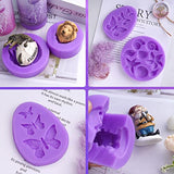 LET'S RESIN Silicone Mold Making Kit 25A, Mold Making Silicone Rubber Flexible & Firm, Liquid Silicone for Mold Making, Molding Silicone for Casting Resin Molds, Silicone Molds (Purple,20.8OZ)