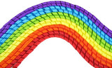 HipGirl Grosgrain Korker Ribbon Combo (24pc (6x4pc) Solid Korkers-Rainbow)-#738