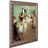 Dance Examination 1873-74 Artwork by Edgar Degas, 16 by 20-Inch, Gold Ornate Frame