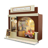 Cool Beans Boutique Miniature DIY Dollhouse Kit Wooden European Cafe (English Manual) DH-HD-S2021Cafe