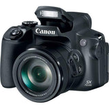 Canon PowerShot SX70 HS Digital Camera Bundle, Includes: 64GB SDXC Class 10 Memory Card + Spare Battery + Camera Bag + More.