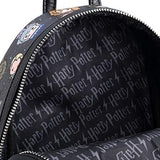 Loungefly Harry Potter Characters All Over Print Womens Double Strap Shoulder Bag Purse