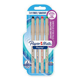 Papermate Replay Erasable Ballpoint Pens with Eraser - Pack of 4