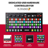 AKAI Professional Fire – USB MIDI Controller for FL Studio with 64 pad RGB Clip/Drum Pad Matrix & Professional MPK Mini MK3-25 Key USB MIDI Keyboard Controller With 8 Backlit Drum Pads