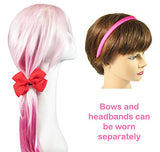 Head Bands for Women, Girls Headbands - HipGirl 10pc Grosgrain Ribbon Wrapped 1/2" Headband + 4"