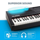 Digital Piano Bundle - Electric Keyboard with 88 Weighted Keys, Built-In Speakers, 12 Voices and Sustain Pedal – Alesis Recital Pro and M-Audio SP-2