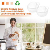 Silicone Measuring Cups for Resin, Anezus 140Pcs Silicone Mixing Cups Resin Tools Set with Disposable Measuring Cups Mixing Sticks Dropper Tweezers Gloves for Resin, Epoxy