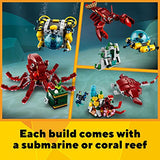 LEGO Creator 3in1 Sunken Treasure Mission 31130 Building Toy Set for Kids, Boys, and Girls Ages 8+ (522 Pieces)