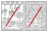 Magical Forest: An Adult Coloring Book with Enchanted Forest Animals, Cute Fantasy Scenes, and Beautiful Flower Designs for Relaxation